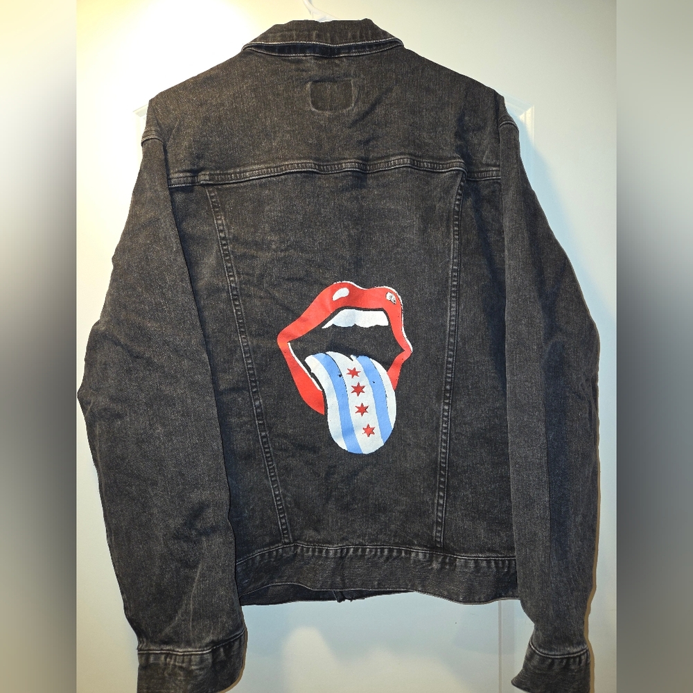 Rolling Stones Chicago Denim Jacket XL